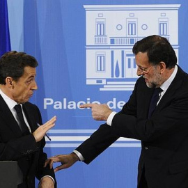 Nicolas Sarzkoy y Mariano Rajoy, en una foto de archivo. /REUTERS