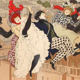 Cartel de la exposición de Toulouse-Lautrec.- CAIXAFORUM