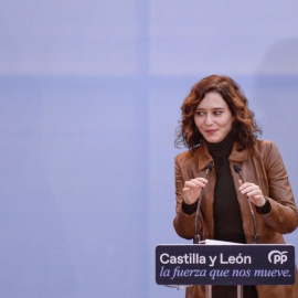  Díaz Ayuso participa en la campaña electoral de Mañueco.- EFE/NACHO GALLEGO