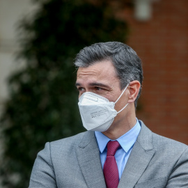  Imagen de archivo. Pedro Sánchez en una recepción en Moncloa.- R.Rubio.POOL / Europa Press