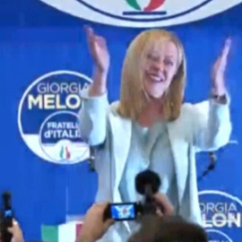 La ultraderechista Meloni, la primera mujer en llegar al poder en Italia
