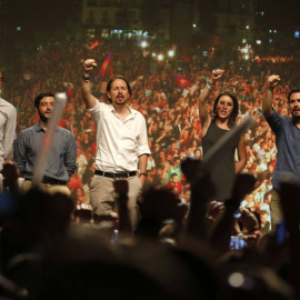 Unidos Podemos en un mitin de las elecciones del 26-J / EFE