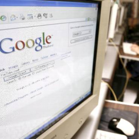Un ordenador con el buscador Google. EFE/Archivo