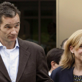 Iñaki Urdangarin y la infanta Cristina.