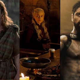 Fotograma de Braveheart, Juego de Tronos y 300. PARAMOUNT/HBO/WARNER BROS.