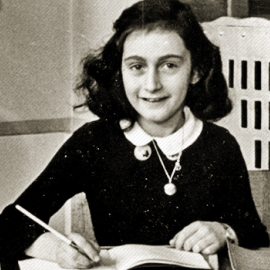 Fotografía de Anna Frank.