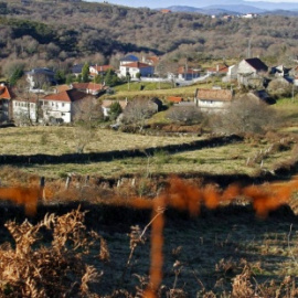 Paisaje de A Lama, una localidad gallega amenazada por la despoblación.- EFE