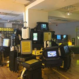 Imagen de la instalación La Sala de Embarque en Londres. C.C,