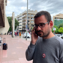 Lluc Salellas, cap de llista de Guanyem Girona. PÚBLIC