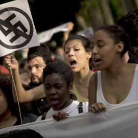 Imagen de archivo. Manifestación en Madrid contra el fascismo, el racismo, el machismo y toda forma de discriminación. EFE/Luca Piergiovanni