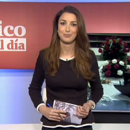 Natalia Moro, durante el informativo 'Público al Día' del 15 de marzo.