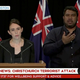 New Zealand's Prime Minister Jacinda Ardern speaks during a news conference following the Christchurch mosque attacks, in Wellington