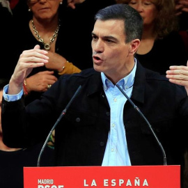 El presidente del Gobierno y secretario general del PSOE, Pedro Sánchez, este sábado en Madrid. EFE/Fernando Alvarado