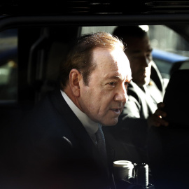 06/10/2022-El actor estadounidense Kevin Spacey llega a la Corte Federal en Nueva York, Nueva York, Estados Unidos, el 6 de octubre de 2022.