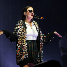 16/08/22 - La cantant Rigoberta Bandini en un concert al Cap Roig Festival.