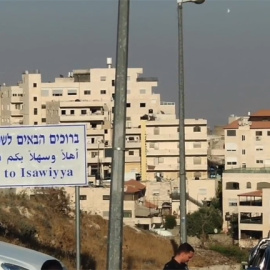 Barrio de Isawiya, en Jerusalén.