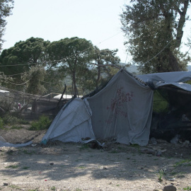 Tienda en donde Rahim estuvo viviendo durante seis meses