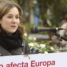 Marina Albiol, pportavoz de La Izquierda Plural en el Parlamento Europeo. / EFE