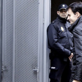 El juez Pablo Ruz, a su llegada a la Audiencia Nacional. EFE