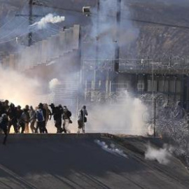 Enfrentamiento en las inmediaciones de la garita internacional de San Ysidro (California)