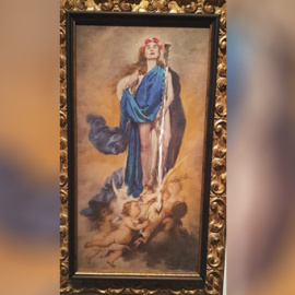 La obra atacada. - EUROPA PRESS