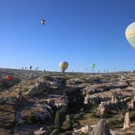 24/7/22 Festival de globos aéreos en Capadocia, a 24 de julio de 2022.