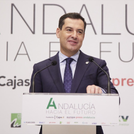 Juanma Moreno, presidente de la Junta de Andalucía.