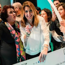 Susana Díaz, en un acto de campaña para las elecciones del 2D. EFE
