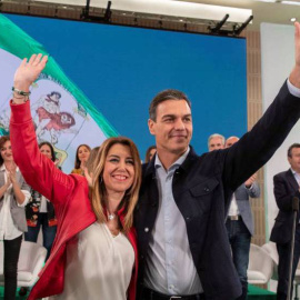Susana Díaz y Pedro Sánchez, en una foto de archivo. EFE: