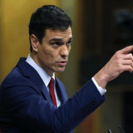 Pedro Sánchez en el Congreso, en una imagen de archivo. EFE.