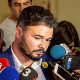 Gabriel Rufián, portavoz en el Congreso de ERC. EFE