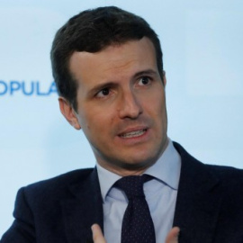 Pablo Casado afirma que no cree que deba pedir disculpas por los casos de corrupción en el PP | EFE/Ballesteros
