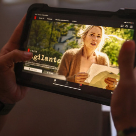 Un usuario se conecta a la plataforma Netflix, a 14 de octubre de 2022, en Madrid.