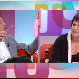 Beatriz Talegón discute con Alfonso Rojo.