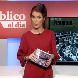 Nùria Martínez en el informativo de 'Público al Día' del 16 de mayo de 2019.