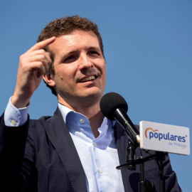 El presidente del PP, Pablo Casado. - EFE