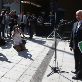 El cardenal de Santiago de Chile Ricardo Ezzati, en unas declaraciones a los periodistas. REUTERS/Stringer