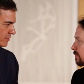 Sánchez e Iglesias. EFE