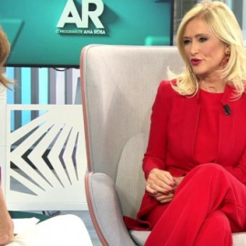 Cristina Cifuentes en una entrevista en El programa de Ana Rosa. / Telecinco
