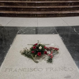 Tumba de Franco en el Valle de los Caídos. / REPORTAJE GRÁFICO: J. GÓMEZ