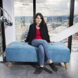 La candidata de Unidas Podemos a la Comunidad de Madrid, Isabel Serra. FERNANDO SÁNCHEZ