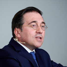 17/02/2023. El ministro de Asuntos Exteriores, José Manuel Albares, interviene en el Cercle de’Economía, a 17 de febrero de 2023, en Barcelona.