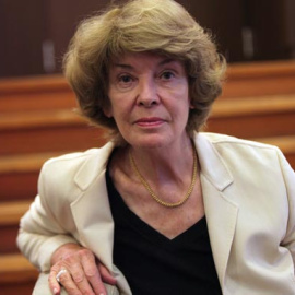 Susan George, ayer, en Madrid.Miguel García Castro