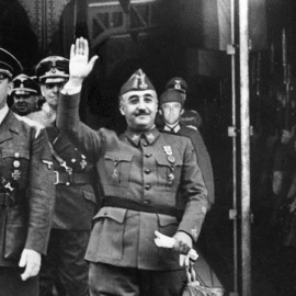 Franco junto a Hitler. ARCHIVO