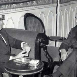 Kissinger y Carrero, durante su entrevista el 19 de diciembre del 73.