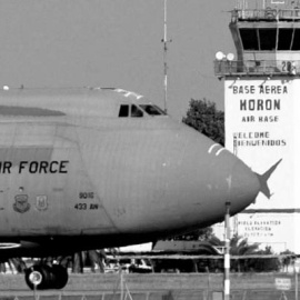 Un avión estadounidense en la base aérea de Morón. (EFE/ Archivo)