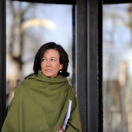 Ana Patricia Botín, hija de Emilio Botín, en Londres. REUTERS