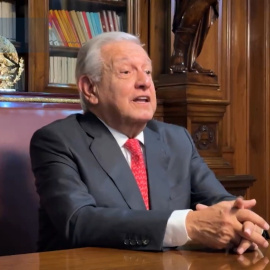 López Obrador festejó triunfo de Sheinbaum en México "con amplio margen"