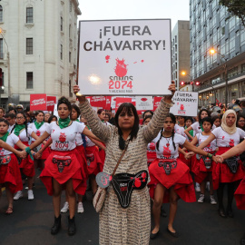 03/01/2019-Integrantes del colectivo antifujimorista "Somos 2074 y muchas mas", conformado por familiares y victimas de esterilizaciones forzadas durante el Gobierno de Alberto Fujimori, en una protesta de 2019 (ARCHIVO)