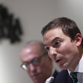 El secretario general del PSOE-M, Juan Lobato, este lunes en Madrid.